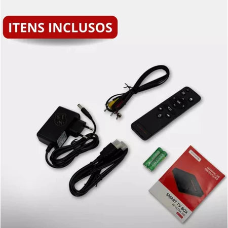 LANÇAMENTO 2025 - SMART TV ANDROID 4K ULTRA - TOMATE HOMOLOGADO- Smart Tv Box Streaming Android Tv 4k Para Netflix, Youtube
