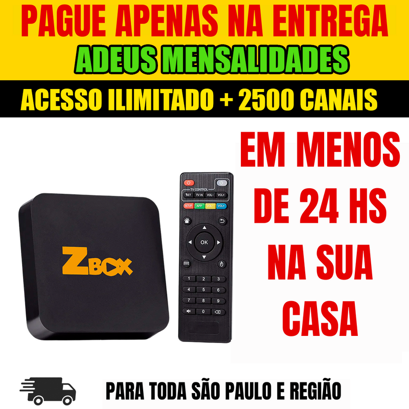 ZBOX TV -  Vitalício 4k  0riginal