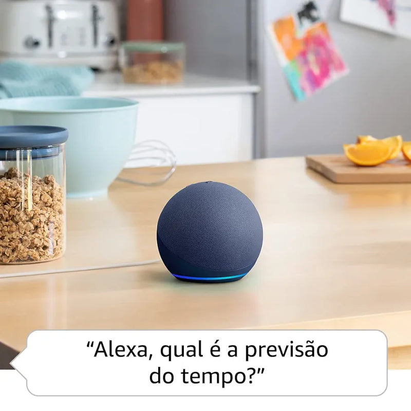 Echo Dot (Última geração) | O Echo Dot com o melhor som já lançado | Cor Azul