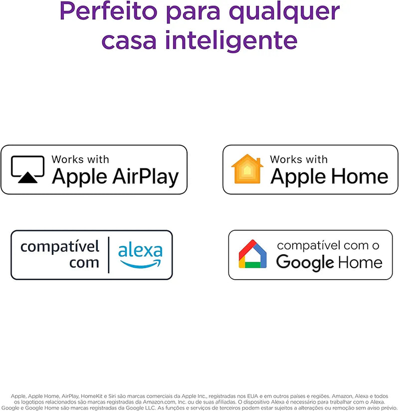 Roku Express | Dispositivo de streaming para TV HD/Full HD compatível com Alexa, Siri e Google. Inclui Cabo HDMI Premium